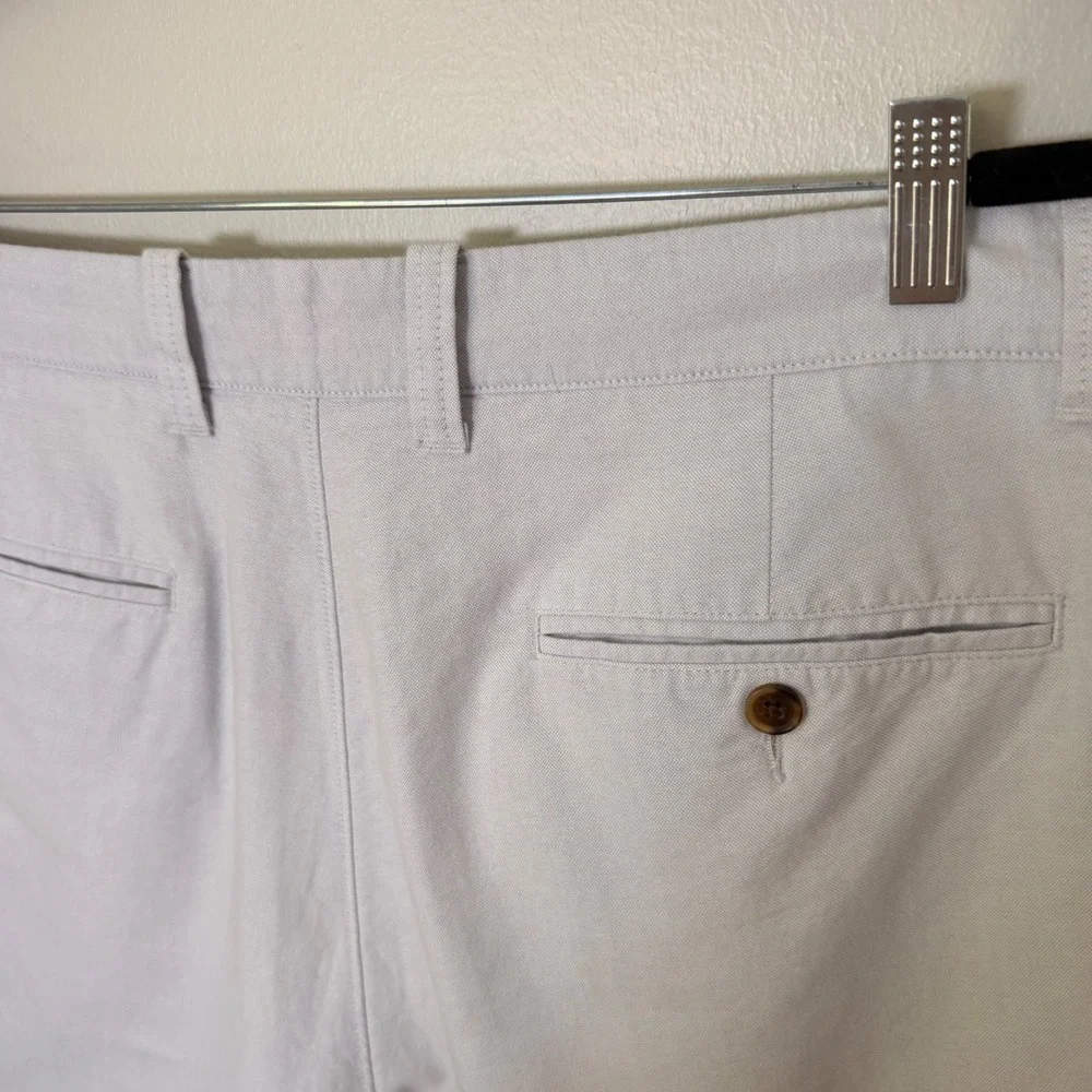J. Crew Coastal Preppy Cotton Blue Chino Shorts (35) Soft Lightweight Nautical